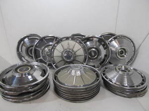 lot 80 image: Large Lot of Vintage Hubcaps 