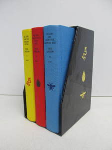 lot 118 image: Mint Condition Stieg Larsson Millennium Trilogy Hardcover Book Set