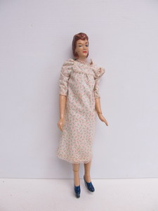 lot 55 image: Signed Vintage Composition Character Doll