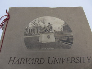 lot 92 image: Antique HARVARD University Photo Book 
