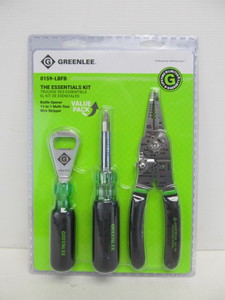 lot 133 image: Brand New GREENLEE Essentials Tool Kit