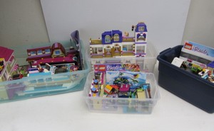 lot 140 image: Lot of Many Assembled LEGO Friends Sets