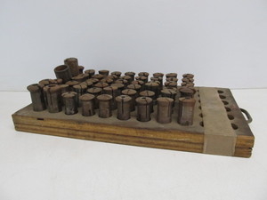 lot 213 image: Large Set of Vintage German Milling Machine Collets