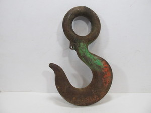 lot 284 image: LARGE Heavy Duty CROSBY Industrial Iron Machinery Hook