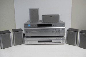 lot 244 image: Working SONY Stereo Digital AV Control Center wCD Changer & Speakers