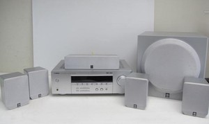 lot 245 image: Working YAMAHA Natural Sound AV Receiver Sub & Speaker System