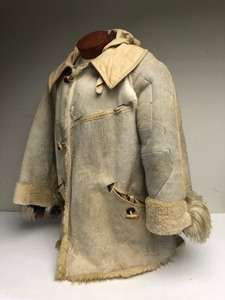 lot 167 image: Original WW2 Era Cold Weather German or Soviet Sheepskin Parka