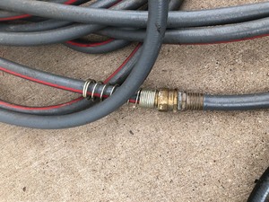 lot 317 image: Two Heavy Duty 100ft Hoses