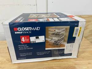 lot 76 image: CLOSETMAID 4-Tier Drawer Kit