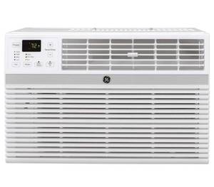 lot 77 image: GE 10,100 BTU 115-V Smart Window Air Conditioner w remote in Gray