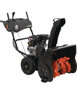 lot 1 image: POWER CARE 24 Two-Stage Gas Snow Blower W Electric Start and Headlight