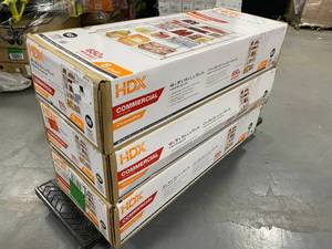 lot 47 image: HDX Lot of 3 48W x 18 L x 72 H Commercial Shelves - ChromeMax
