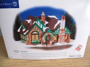 Dept 56 Snow Village - Tudor House