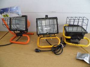 Lot of 3 Work Lights