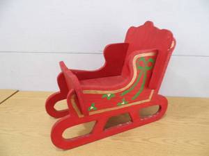 Wooden Sleigh - Ornaments