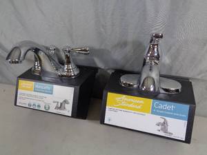 lot 148 image: 2 New American Standard Bathroom Faucets