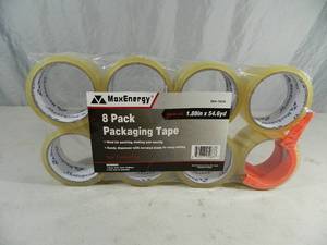 lot 34 image: New 8 Pack of Packaging Tape and Dispenser