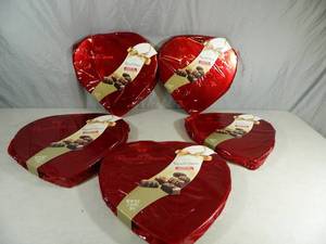 lot 53 image: 5 New Large Russell Stover Boxes of Chocolates