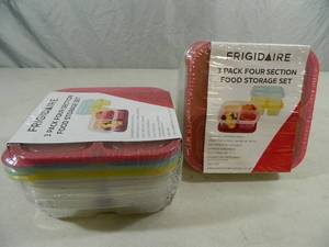 lot 84 image: 2 New Frigidaire Sectioned Food Storage Sets