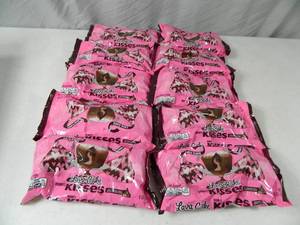 lot 97 image: 10 New Bags of Hershey Lava Cake Kisses