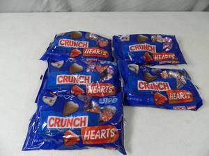 lot 119 image: 5 New Bags of Nestle Crunch