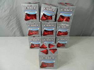 lot 139 image: 10 New Large Solid Milk Chocolate Hershey Kisses