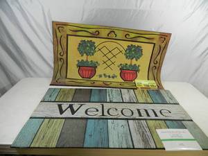 lot 172 image: 2 New Heavy Duty Doormats