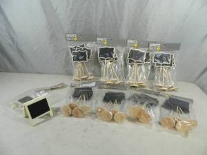lot 190 image: New Mini Chalkboard Signs