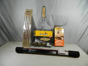 lot 194 image: New CharBroil Grill Basket and More