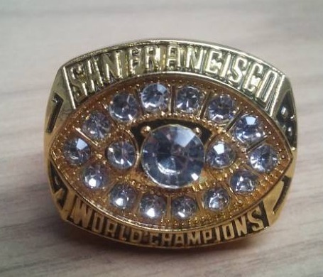 lot 269 image: San Francisco 49ers Super Bowl Ring.