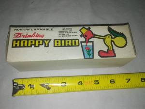 lot 182 image: 2 - new Happy drinking bird. New in box.