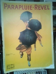 lot 198 image: Vintage Poster, Parapluie  Revel Lyon Revel Paris, France