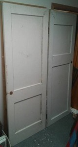 lot 201 image: Pair of interior matching doors