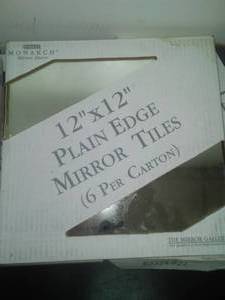 lot 205 image: 12x12 mirror tiles
