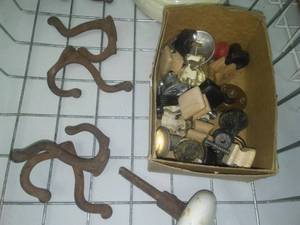 lot 212 image: Metal Baskets hardware & antique