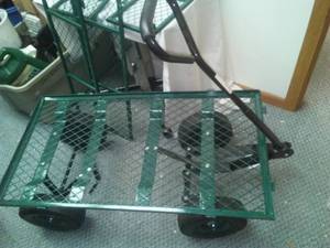 lot 241 image: Garden Cart Wagon removable sides, like new