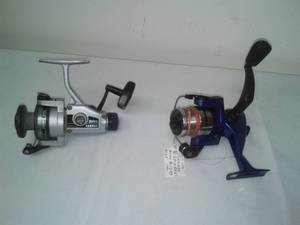 lot 258 image: 2 fishing reels Daiwa AS 1350, Johnson B125.