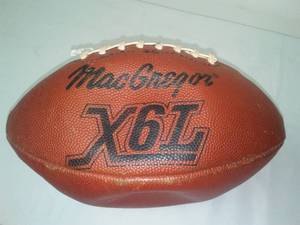 lot 310 image: Mac Gregor official Size football Leather.