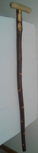 lot 321 image: 35  Walking stick, cane