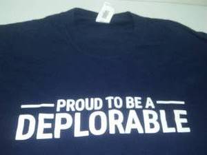 lot 355 image: 2XL Mens Proud to be a Deplorable - NEW