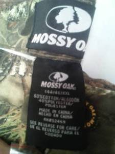 lot 359 image: Mens mossy Oak Cargo Pants 2XL. New with tags