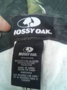 lot 361 image: Mens mossy Oak Cargo pant 4446 2XL. New with tags