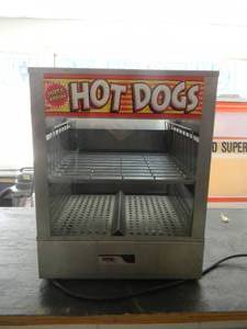 lot 5 image: APW Wyott DS-1A Mr. Frank Hot Dog Steamer - 120V - WORKS - NICE - USED SEE PICTURES