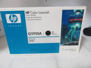 New HP Color LaserJet Printer Cartridge Q5950A