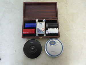 lot 81 image: Poker Chips and CD Players