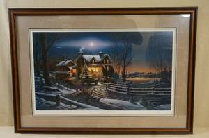 lot 1 image: Terry Redlin SignedNumberedFramed Print