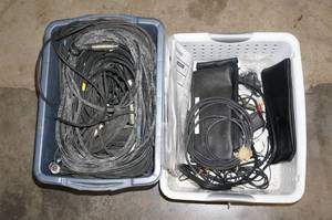 lot 28 image: Audio wires and Accessories