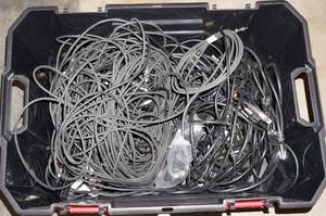 lot 26 image: Bin of Audio Wires