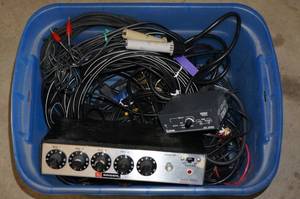 lot 25 image: Vintage Bogen Microphone Mixer and Pre-Amp