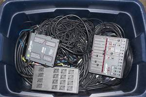 lot 16 image: Lightronics Stage Light Control System with Snake and Wires